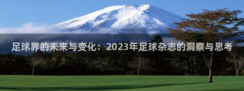 足球界的未来与变化：2023年足球杂志的洞察与思考