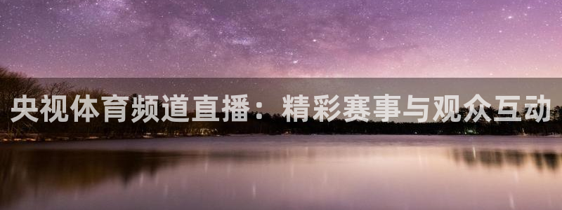 央视体育频道直播：精彩赛事与观众互动