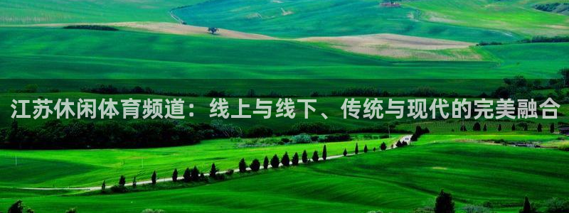 江苏休闲体育频道：线上与线下、传统与现代的完美融合