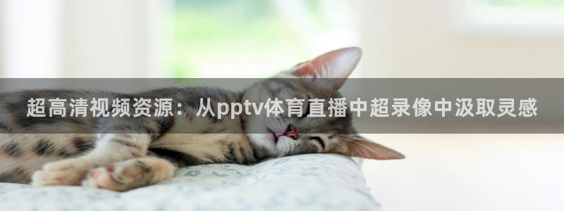 超高清视频资源：从pptv体育直播中超录像中汲取灵感
