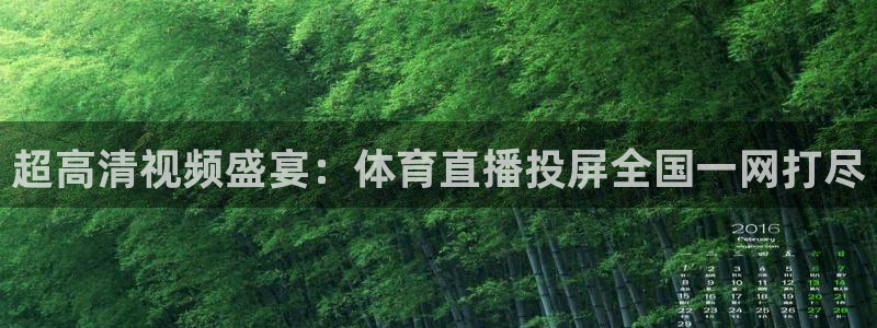 超高清视频盛宴：体育直播投屏全国一网打尽
